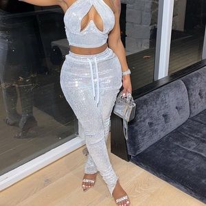 EASTER SALE !!!! Shane Justin Lights Camera Action sliver 2 Piece LOW PRICE